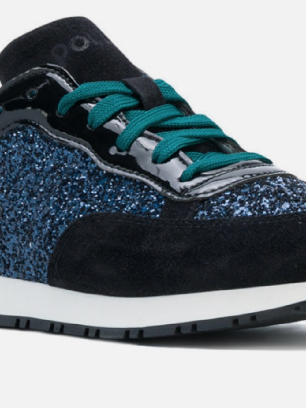 Pollini Midnight Glitter Sneakers Low Tops - Originally $220